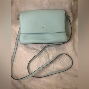 Kate Spade small crossbody in baby blue